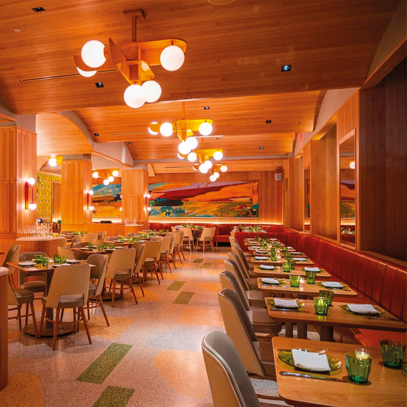 Interior view of Acadia Restaurant NYC